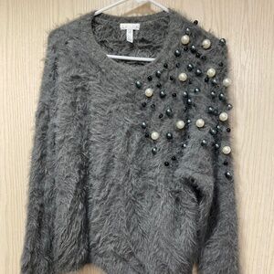 Leith  Size XS  Women’s  Gray Pullover Sweater